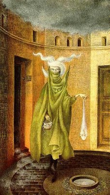 Mujer Saliendo del Pscoanalista, Remedios Varo
